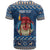 Personalized Romania Christmas T Shirt Romanian Traditional Masks - Wonder Print Shop