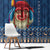 Personalized Romania Christmas Window Curtain Romanian Traditional Masks - Wonder Print Shop