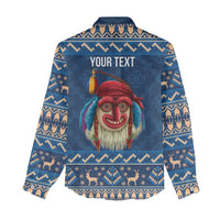 Personalized Romania Christmas Women Casual Shirt Romanian Traditional Masks - Wonder Print Shop