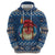 Personalized Romania Christmas Zip Hoodie Romanian Traditional Masks - Wonder Print Shop