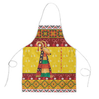 Personalized Moldova Christmas Apron Capra Goat Folk Costume - Wonder Print Shop