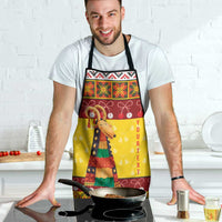 Personalized Moldova Christmas Apron Capra Goat Folk Costume - Wonder Print Shop