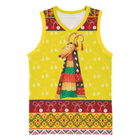 Personalized Moldova Christmas Basketball Jersey Capra Goat Folk Costume - Wonder Print Shop