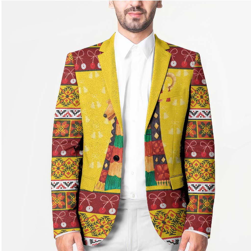 Personalized Moldova Christmas Blazer Capra Goat Folk Costume - Wonder Print Shop