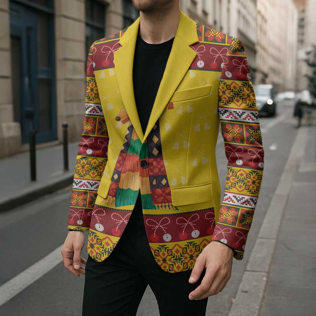 Personalized Moldova Christmas Blazer Capra Goat Folk Costume - Wonder Print Shop