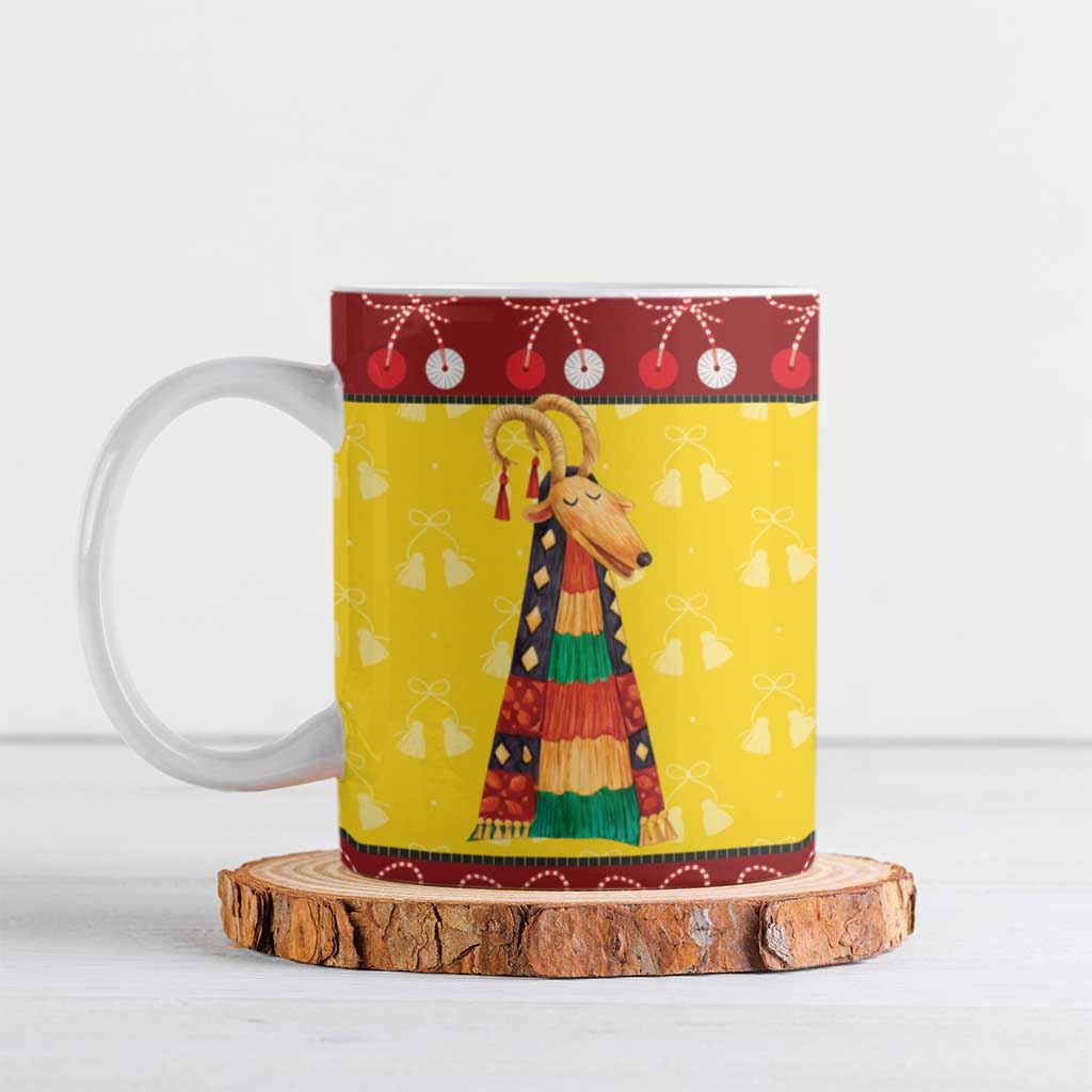 Personalized Moldova Christmas Ceramic Mug Capra Goat Folk Costume - Wonder Print Shop