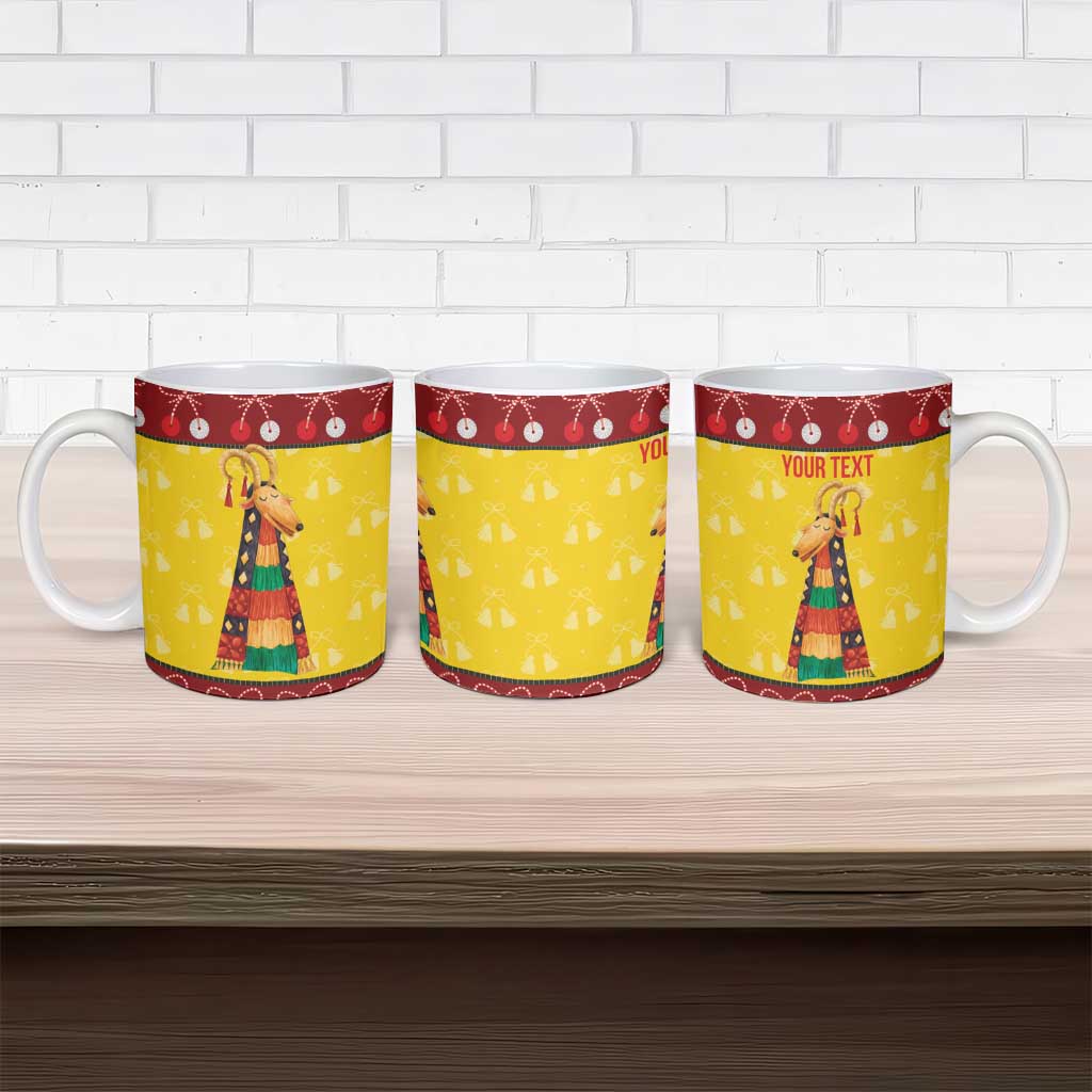 Personalized Moldova Christmas Ceramic Mug Capra Goat Folk Costume - Wonder Print Shop