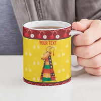 Personalized Moldova Christmas Ceramic Mug Capra Goat Folk Costume - Wonder Print Shop