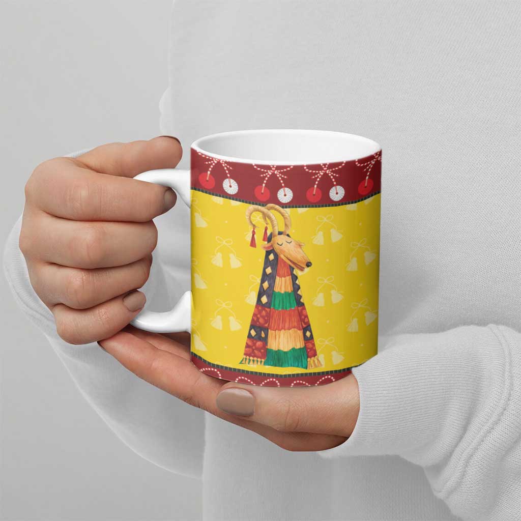 Personalized Moldova Christmas Ceramic Mug Capra Goat Folk Costume - Wonder Print Shop
