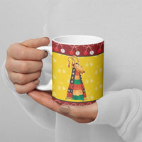 Personalized Moldova Christmas Ceramic Mug Capra Goat Folk Costume - Wonder Print Shop