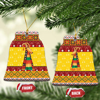 Personalized Moldova Christmas Ceramic Ornament Capra Goat Folk Costume - Wonder Print Shop