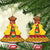 Personalized Moldova Christmas Ceramic Ornament Capra Goat Folk Costume - Wonder Print Shop