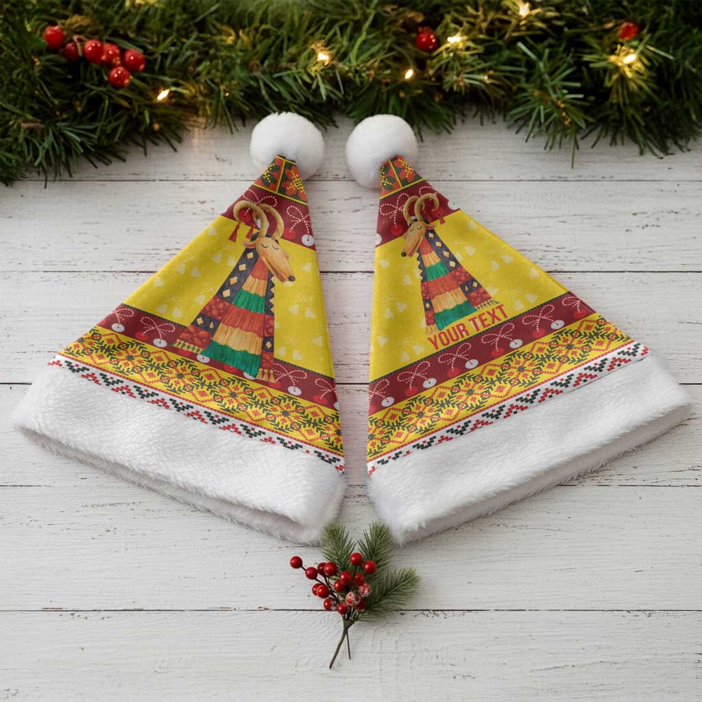 Personalized Moldova Christmas Santa Hat Capra Goat Folk Costume - Wonder Print Shop