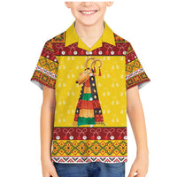 Personalized Moldova Christmas Family Matching Mermaid Dress and Hawaiian Shirt Capra Goat Folk Costume - Wonder Print Shop