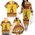 Personalized Moldova Christmas Family Matching Off The Shoulder Long Sleeve Dress and Hawaiian Shirt Capra Goat Folk Costume - Wonder Print Shop