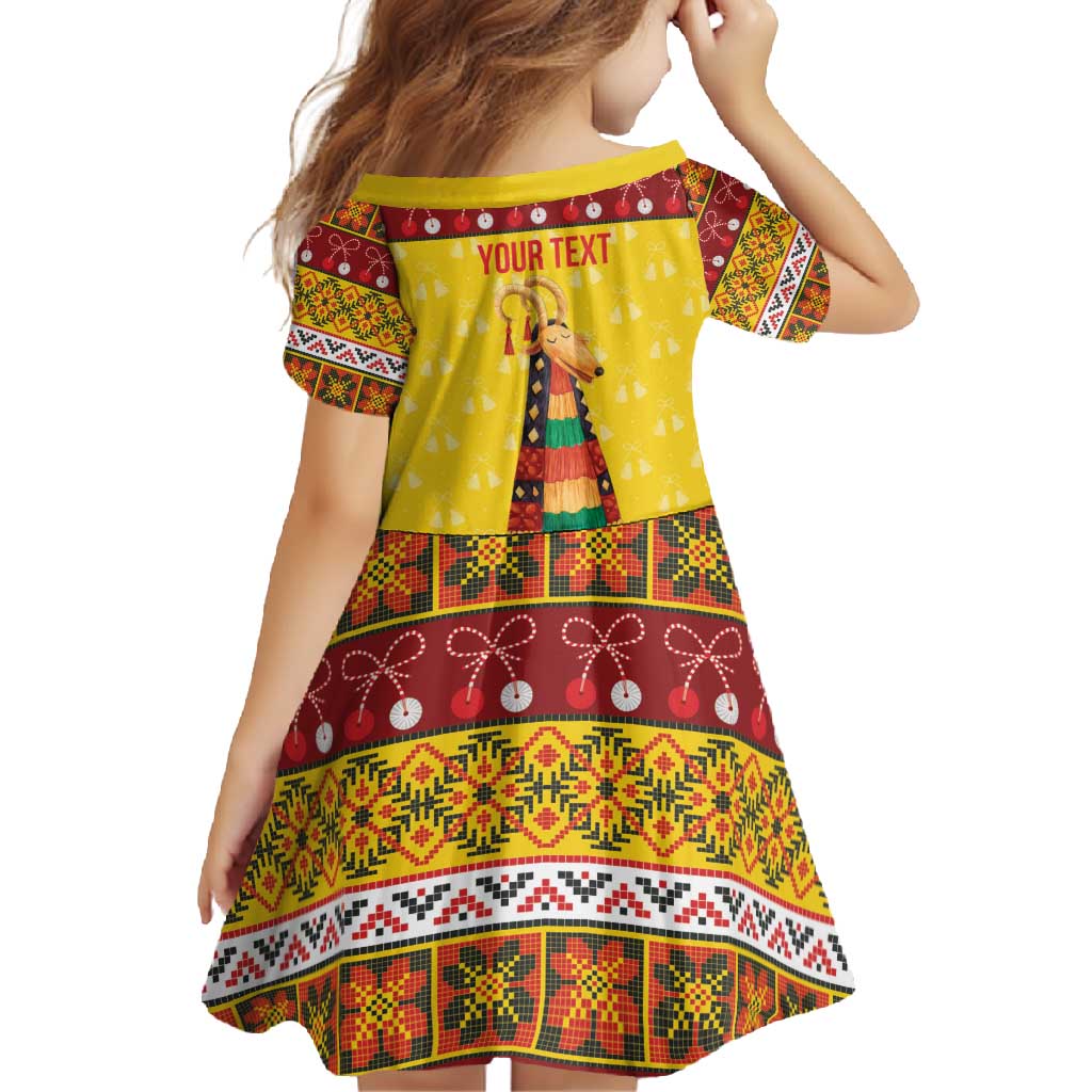 Personalized Moldova Christmas Family Matching Off Shoulder Maxi Dress and Hawaiian Shirt Capra Goat Folk Costume - Wonder Print Shop