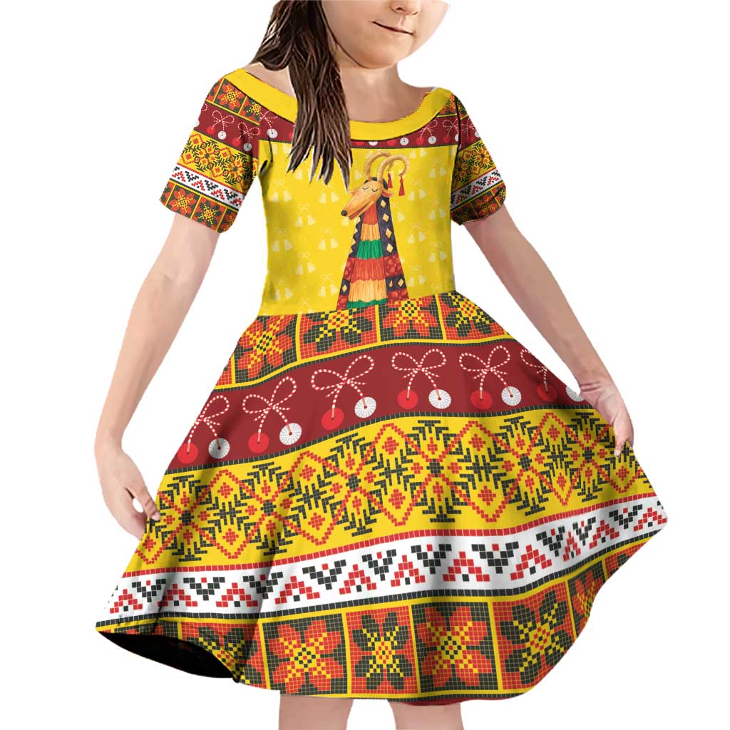 Personalized Moldova Christmas Family Matching Off Shoulder Short Dress and Hawaiian Shirt Capra Goat Folk Costume - Wonder Print Shop