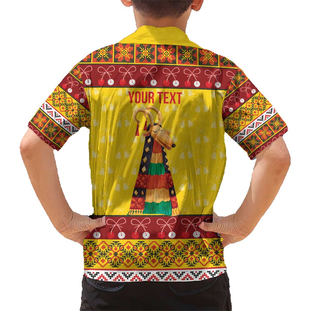 Personalized Moldova Christmas Family Matching Short Sleeve Bodycon Dress and Hawaiian Shirt Capra Goat Folk Costume - Wonder Print Shop