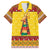 Personalized Moldova Christmas Family Matching Short Sleeve Bodycon Dress and Hawaiian Shirt Capra Goat Folk Costume - Wonder Print Shop