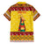 Personalized Moldova Christmas Family Matching Short Sleeve Bodycon Dress and Hawaiian Shirt Capra Goat Folk Costume - Wonder Print Shop