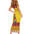 Personalized Moldova Christmas Family Matching Short Sleeve Bodycon Dress and Hawaiian Shirt Capra Goat Folk Costume - Wonder Print Shop