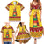 Personalized Moldova Christmas Family Matching Summer Maxi Dress and Hawaiian Shirt Capra Goat Folk Costume - Wonder Print Shop