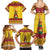 Personalized Moldova Christmas Family Matching Summer Maxi Dress and Hawaiian Shirt Capra Goat Folk Costume - Wonder Print Shop