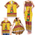 Personalized Moldova Christmas Family Matching Tank Maxi Dress and Hawaiian Shirt Capra Goat Folk Costume - Wonder Print Shop