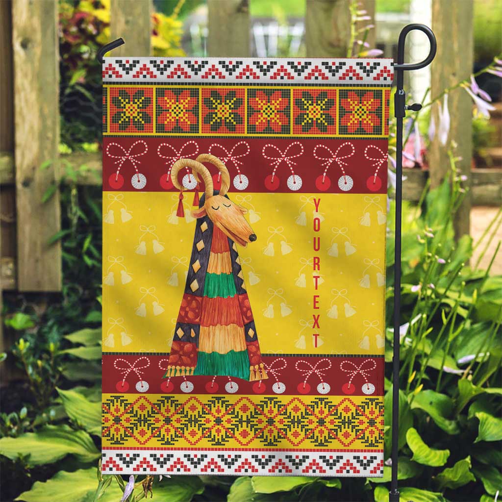 Personalized Moldova Christmas Garden Flag Capra Goat Folk Costume - Wonder Print Shop