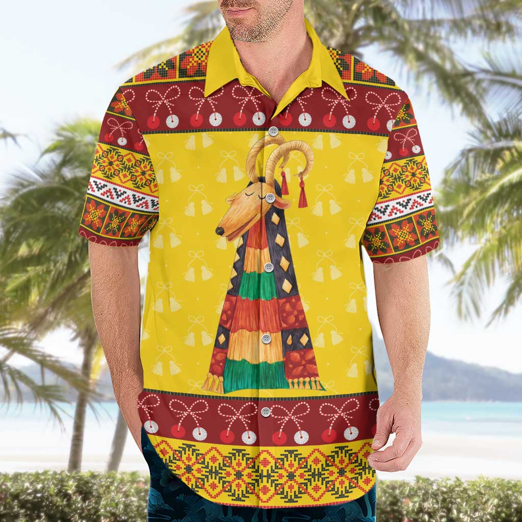 Personalized Moldova Christmas Hawaiian Shirt Capra Goat Folk Costume - Wonder Print Shop