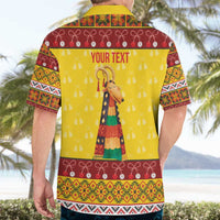 Personalized Moldova Christmas Hawaiian Shirt Capra Goat Folk Costume - Wonder Print Shop