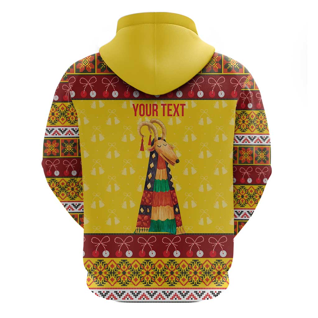 Personalized Moldova Christmas Hoodie Capra Goat Folk Costume - Wonder Print Shop