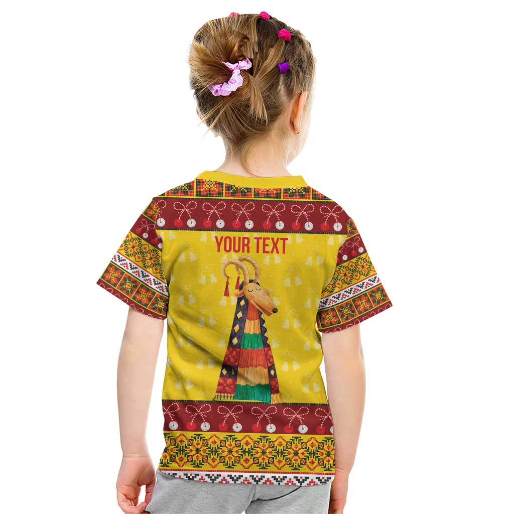 Personalized Moldova Christmas Kid T Shirt Capra Goat Folk Costume - Wonder Print Shop