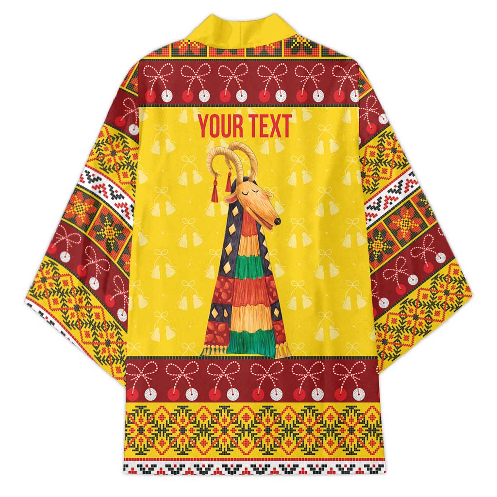 Personalized Moldova Christmas Kimono Capra Goat Folk Costume - Wonder Print Shop