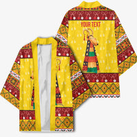 Personalized Moldova Christmas Kimono Capra Goat Folk Costume - Wonder Print Shop