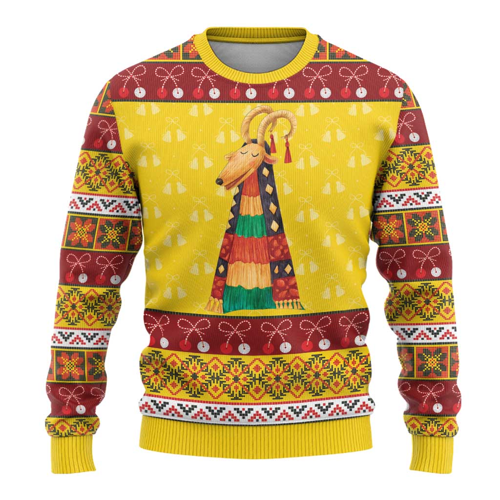 Personalized Moldova Christmas Ugly Christmas Sweater Capra Goat Folk Costume - Wonder Print Shop