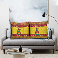 Personalized Moldova Christmas Pillow Cover Capra Goat Folk Costume - Wonder Print Shop