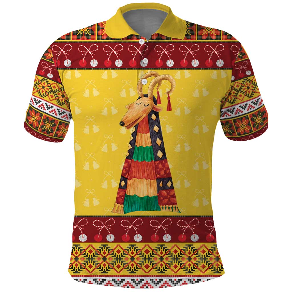 Personalized Moldova Christmas Polo Shirt Capra Goat Folk Costume - Wonder Print Shop