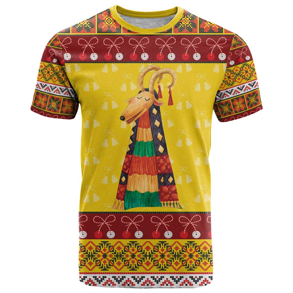 Personalized Moldova Christmas T Shirt Capra Goat Folk Costume - Wonder Print Shop
