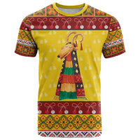 Personalized Moldova Christmas T Shirt Capra Goat Folk Costume - Wonder Print Shop