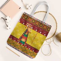 Personalized Moldova Christmas Tote Bag Capra Goat Folk Costume - Wonder Print Shop