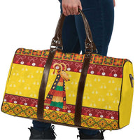 Personalized Moldova Christmas Travel Bag Capra Goat Folk Costume - Wonder Print Shop