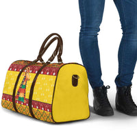 Personalized Moldova Christmas Travel Bag Capra Goat Folk Costume - Wonder Print Shop