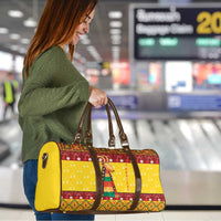 Personalized Moldova Christmas Travel Bag Capra Goat Folk Costume - Wonder Print Shop