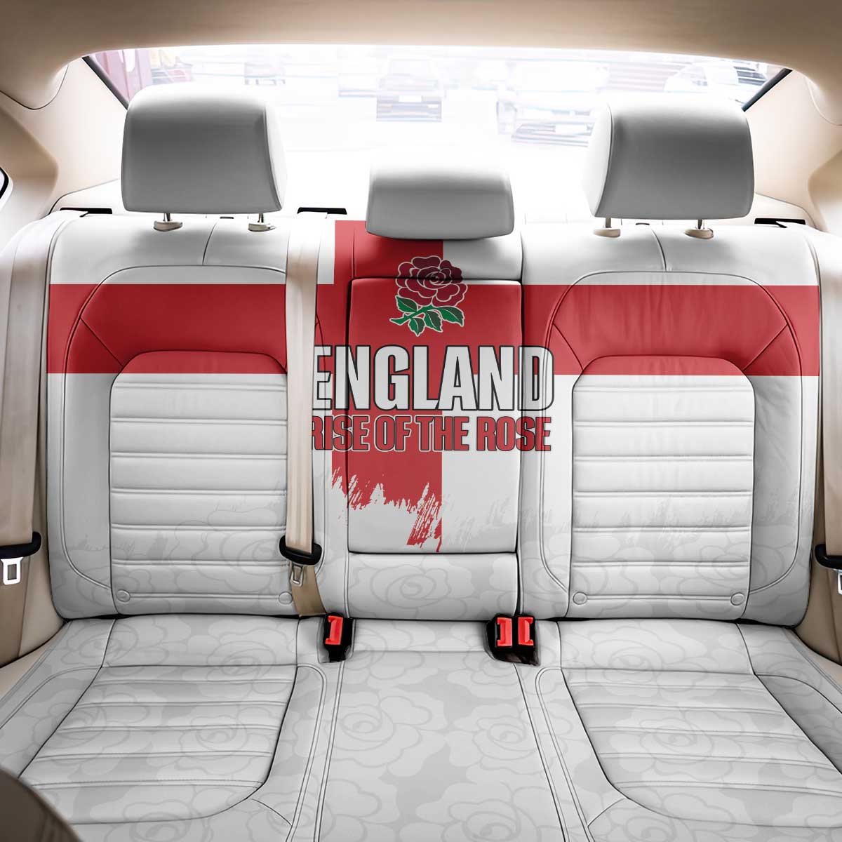 Women Rugby England Back Car Seat Cover Rise of the Rose World Champions - Wonder Print Shop