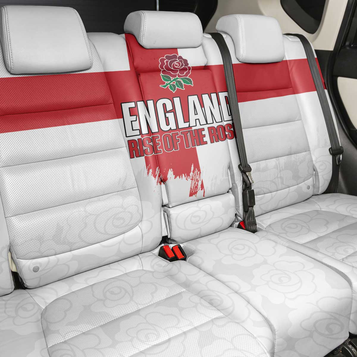 Women Rugby England Back Car Seat Cover Rise of the Rose World Champions - Wonder Print Shop