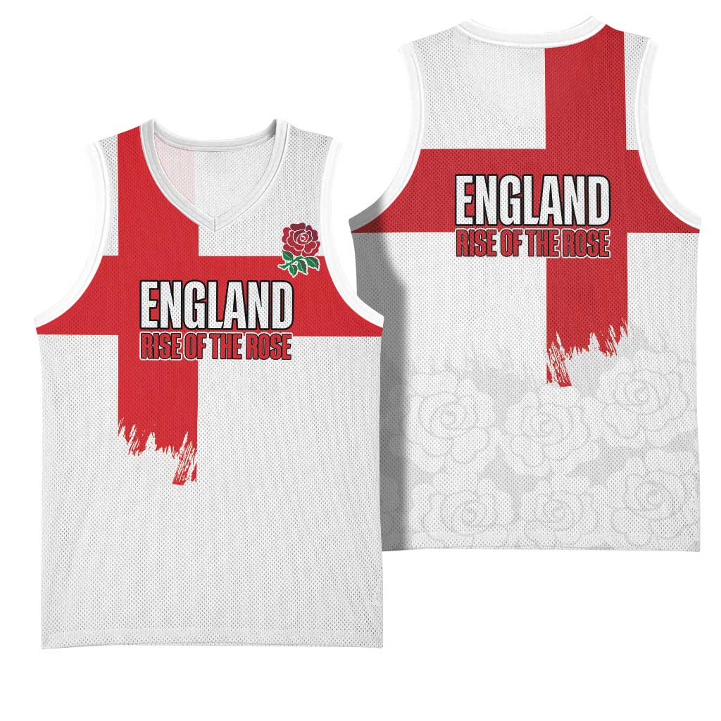 Women Rugby England Basketball Jersey Rise of the Rose World Champions - Wonder Print Shop