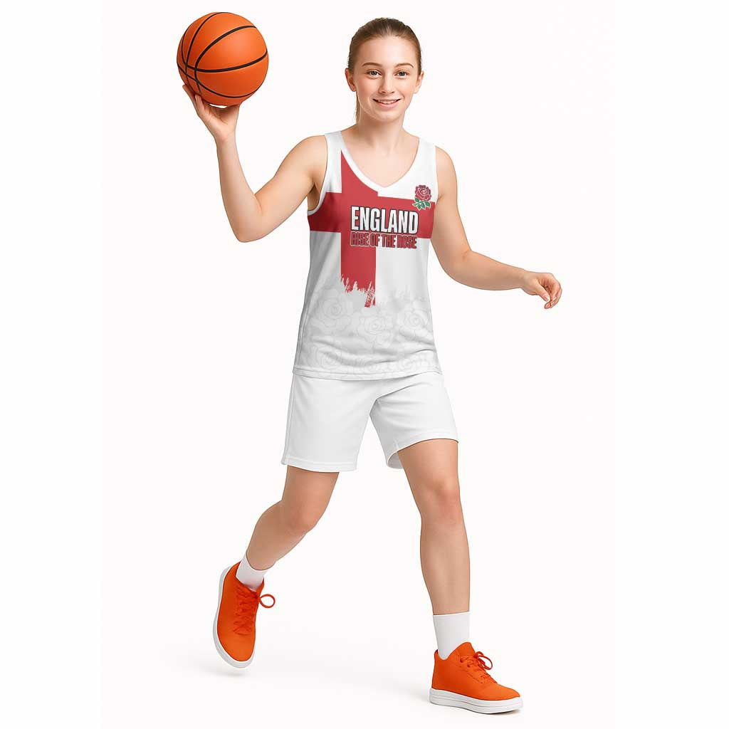 Women Rugby England Basketball Jersey Rise of the Rose World Champions - Wonder Print Shop