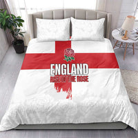 Women Rugby England Bedding Set Rise of the Rose World Champions - Wonder Print Shop