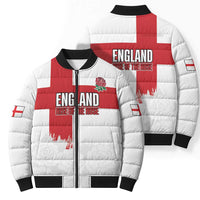 Women Rugby England Bomber Puffer Jacket Rise of the Rose World Champions - Wonder Print Shop